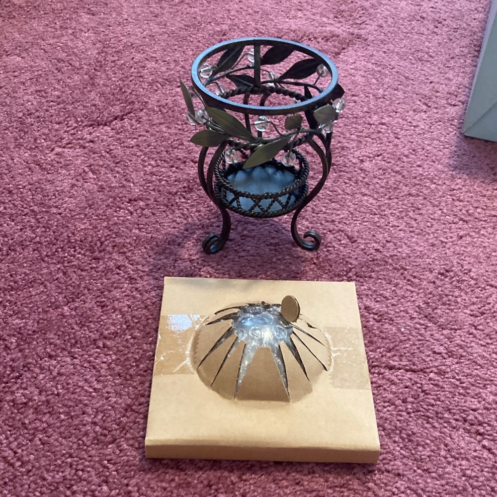 Partylite Garden Lites Hanging Candle Holder & Aroma Melts Warmer - Picture 4 of 5